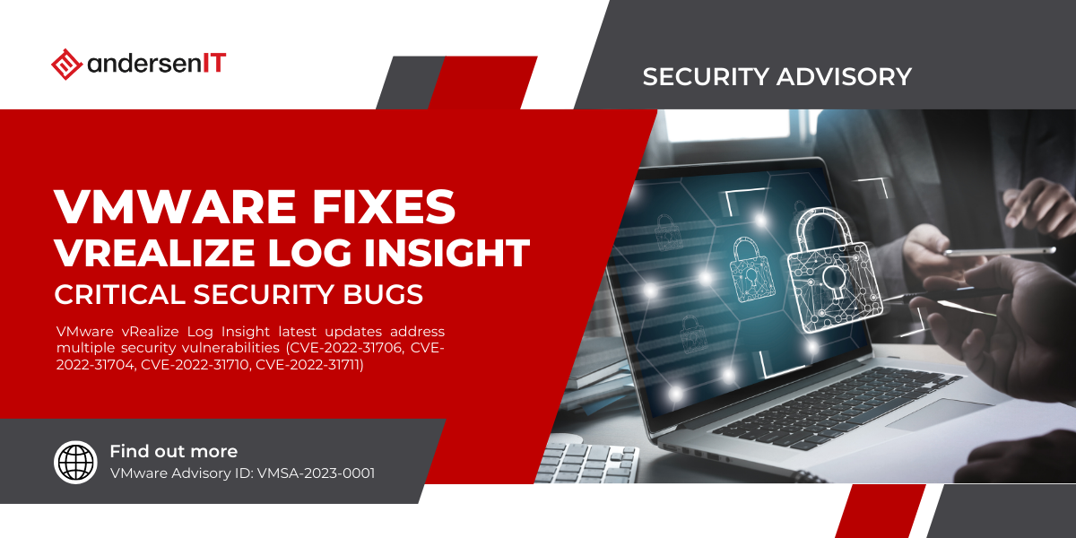 VMware Releases Patches for vRealize Log Insight Security Bugs